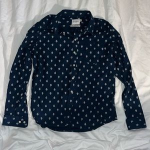 Paisley Long Sleeve Button Up